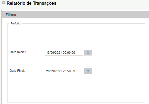 Pesquisar Transações