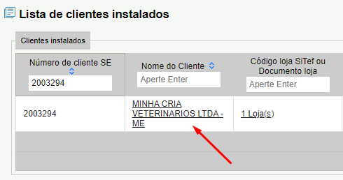 Cliente Nome