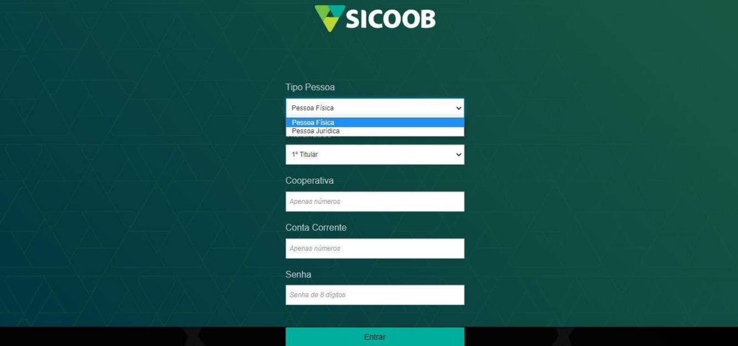Preenchimento de dados de Pessoa Jurídica.